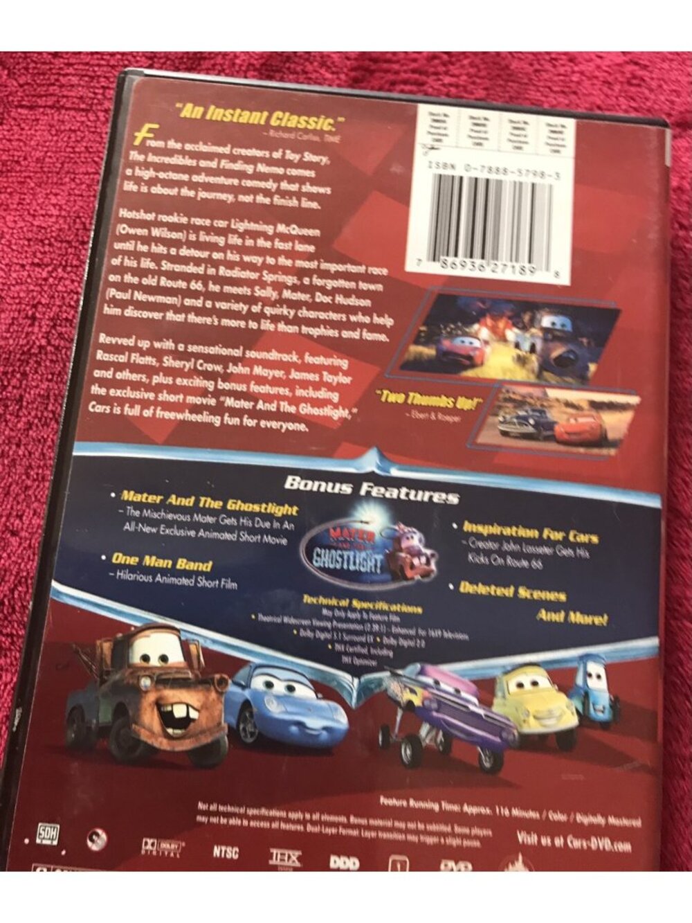 Cars DVD (Widescreen Edition) - Picture 3 of 4